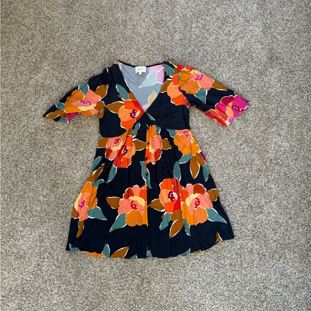 Sezane Flower Dress